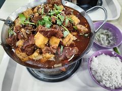 干锅辣牛肉-清华澜园教工餐厅