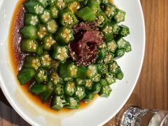 黑椒牛肉拼秋葵-将相和·海鲜蒸饺大连菜