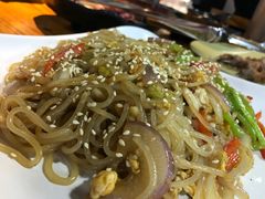 三丝炒冷面-丹东特色烤肉(南光三部店)