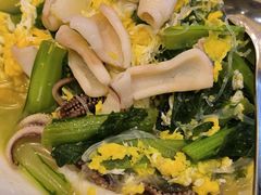 小白菜炖笔管鱼-金春禧(英雄山路旗舰店)