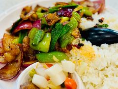 回锅肉盖饭-锦州烧烤·老成都家常菜(东大桥店)