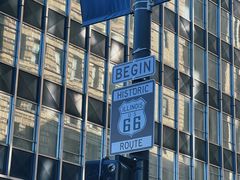 -66号公路起点牌