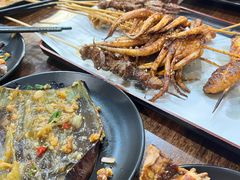 烤鱿鱼须-东北印象无烟炭火烧烤