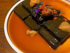 猴头菇自制黑豆腐-肴约·花园式餐厅(湖里店)