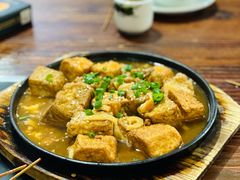 铁板双色豆腐-张家卫·阳江菜·小海鲜(肥婆湾桥店)