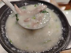 菠菜猪肝粥-盈田盈粥庄(博山东路店)