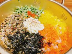 网红鱼籽拌饭-牛人·雪花牛·木炭烤肉(昆山陆家店)