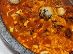 招牌辣鱿鱼五花肉煲-HOTISLAND海鸡岛·韩国料理(江南西店)