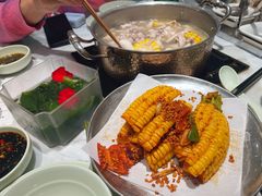 椒盐玉米-椰子不语 椰子鸡火锅(淮海店)