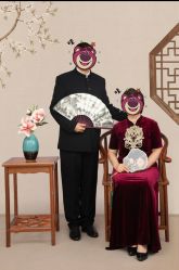 -时光纪亲子全家福照相馆(静安店母女写真父母纪念照)