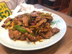 青椒羊肝-清真·益鑫羊肉手抓馆(花园北街店)