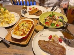 芝士培根肉酱焗意大利面-周沫西餐(漫广场店)
