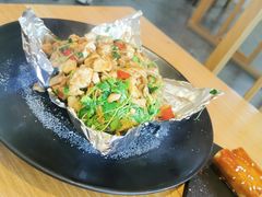 火焰豆腐包-朵朵开素食餐厅(后宰门街店)