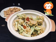 干锅有机菜花-船歌·鱼水饺青岛菜(合肥路永旺店)