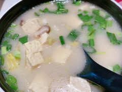 鸡汤小白菜煮榆林豆腐-西贝(上海我格广场店)