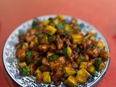 酱爆鸡丁-北大地皖峰饭馆