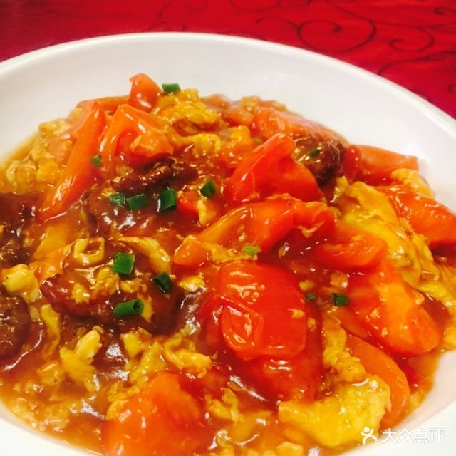 番茄鸡蛋滑牛肉