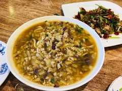 茄子肉沫面-长城东北菜(新港西路店)