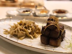 芥末云菇猪脷-东海朗廷酒店-唐阁T’ANG COURT 中餐厅