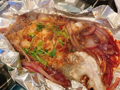 酱烤活鲈鱼-新白鹿餐厅(虹桥南丰城店)