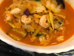 海鲜辣汤面-桃园中华料理炸酱面(燕儿岛路店)