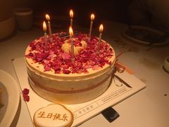 荔枝玫瑰蛋糕-半勺舒舒生日蛋糕店