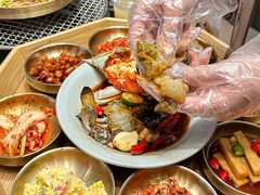 -草家酱蟹炭火烤肉店(珲春南路一店)