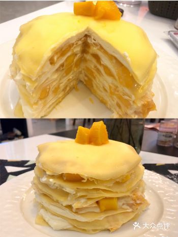 足不出户就可以吃到美味的千层蛋糕 准备的材料：