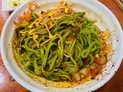 特色三合一-手擀菠菜面(西康路店)