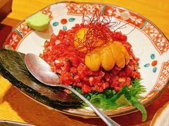 生牛肉海胆-九州酒场ひこぞう(2号店)