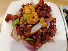 椒香虾仁爆鸡球-陈傻子餐厅(世纪都会店)