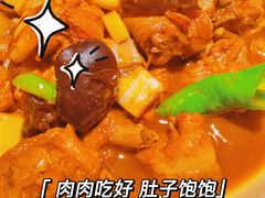 农家熬炒走地鸡-食欲老院子荆芥疙瘩汤(经五路店)