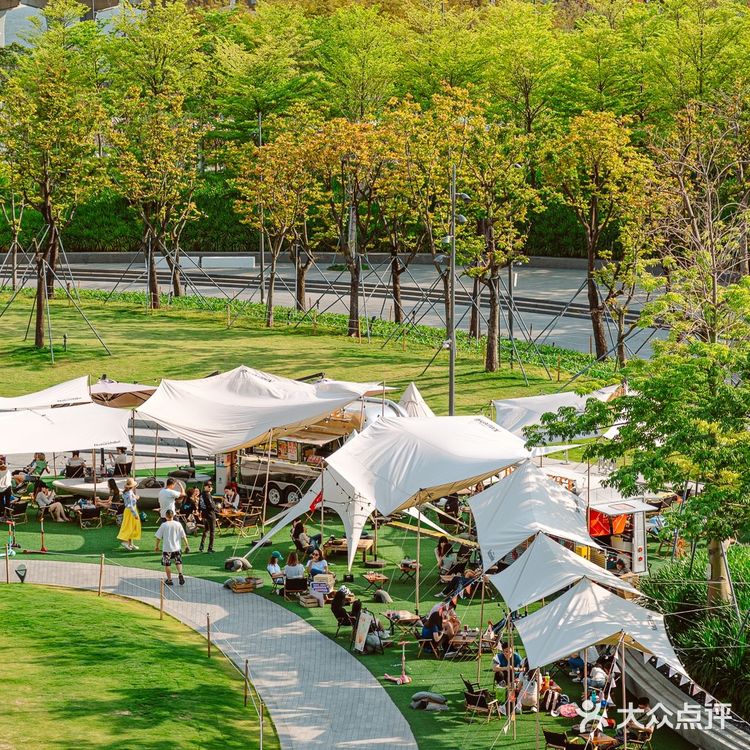 深圳海边露营咖啡🌉•摩天轮下吹浪漫海风🌊