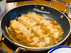 蒜蓉铁板开背虾-千百味红餐厅·江西菜(绿地双子塔店)