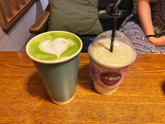 抹茶拿铁-安琳acKONA咖啡(市南店)