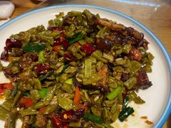 酸豆角腊肉-湘聚缘湘菜馆(斜土路店)