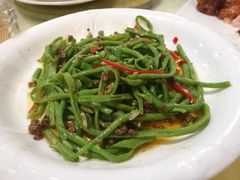虾酱捞起长豆角-十三姨工厨顺德美食·宴会·团餐(天河北路店)