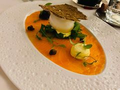 温泉蛋鱼子酱配帝王鲑-上海和平饭店-华懋阁 The Cathay Room