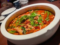 水煮肉片-绿茶餐厅(松江万达店)