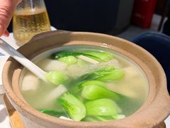 油菜竹荪豆腐汤-渝信川菜(新辰里亚运村店)