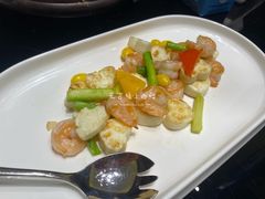 手工蛋白炒虾仁-富淳饭店(陆家嘴保利广场店)