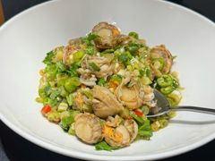 老虎菜拌手剥扇贝-开海·红岛海鲜虾水饺(石老人店)