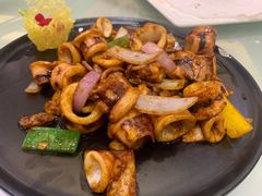 沙姜爆福建东山吊桶-君德澜酒家·创意粤菜(金山谷店)