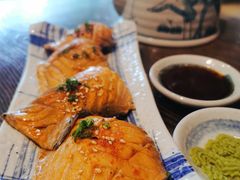 火焰三文鱼皮寿司-大雄寿司(中华广场店)