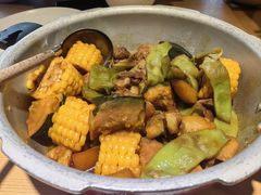 排骨土豆炖豆角-关东小磨东北菜(上海长风大悦城店)