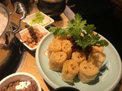 炸腐皮-左庭右院鲜牛肉火锅(南通CBD大有境店)