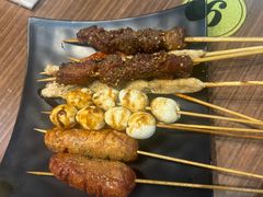 -老红桥炸灌肠牛肚锅烧烤(定福庄店)