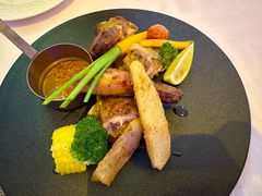 香草烤春鸡配薯角-青花瓷西餐厅(金鸡湖广场店)