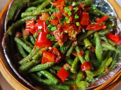 剁椒肉碎蒸长豆-伙靠·江浙菜(田林路店)