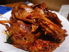 主打的干锅鸭头-安诚居干锅鸭头(八角店)